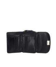 THE BRIDGE FEDERICA Petit portefeuille en cuir black Gold - Portefeuilles Femme - 2
