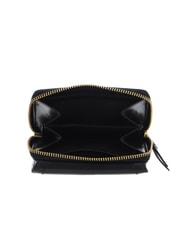 THE BRIDGE FEDERICA Petit portefeuille en cuir black Gold - Portefeuilles Femme - 3