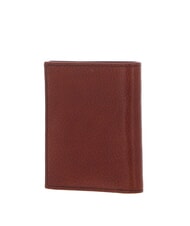 THE BRIDGE FABIO Porte-cartes vertical en cuir Marron / Ruthénium - Portefeuilles Homme - 3