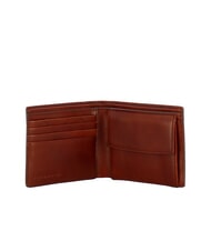 THE BRIDGE FILIPPO Portefeuille en cuir avec porte-monnaie Marron / Ruthénium - Portefeuilles Homme - 2