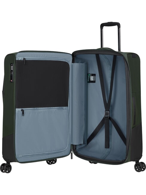 BIZ2GO TRVL Chariot extensible moyen vert terre - Valises Semi-rigides