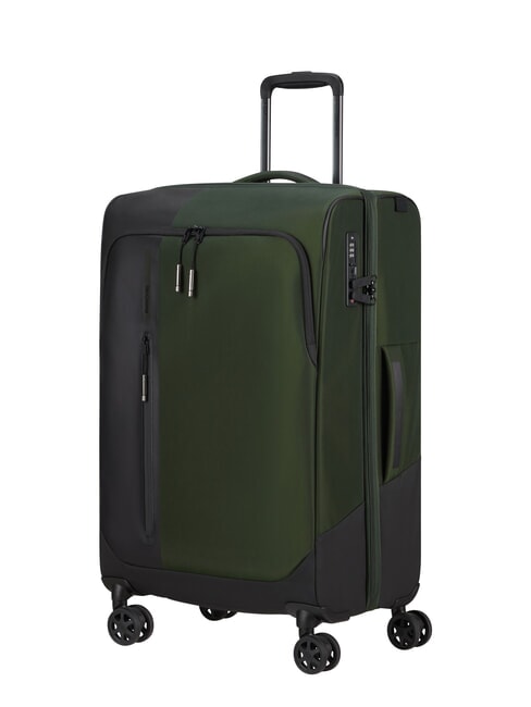 BIZ2GO TRVL Chariot extensible moyen vert terre - Valises Semi-rigides