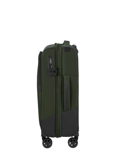 BIZ2GO TRVL Valise &agrave; roulettes avec poche pour ordinateur portable 15,6" vert terre - Valises cabine