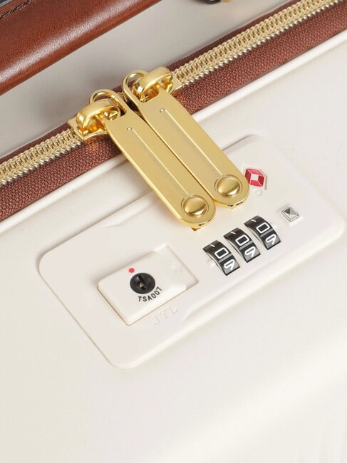 STORY  Bagage &agrave; main &agrave; roulettes naturel / brun abb. or - Valises cabine