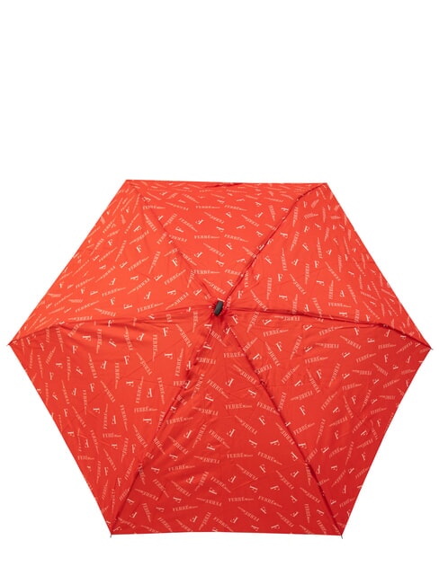 LOGO ALL OVER Mini parapluie manuel rouge03 - Parapluies
