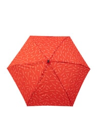 FERRÈ LOGO ALL OVER Mini parapluie manuel rouge03 - Parapluies - 2