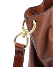 THE BRIDGE ELISABETTA Sac en cuir avec bandouli&egrave;re MARRON - Sacs pour Femme - 3