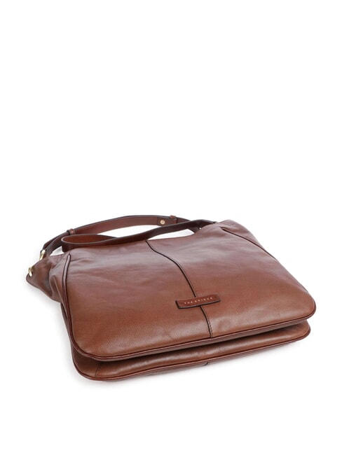 ELISABETTA Sac en cuir avec bandouli&egrave;re MARRON - Sacs pour Femme