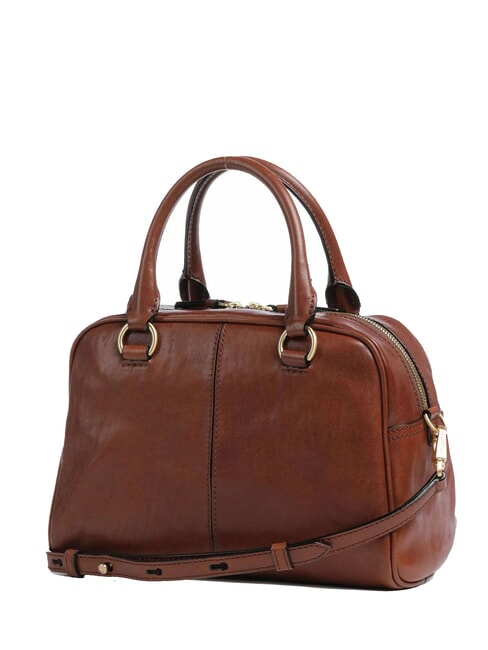 FLORA Sac cartable en cuir avec poches MARRON - Sacs pour Femme