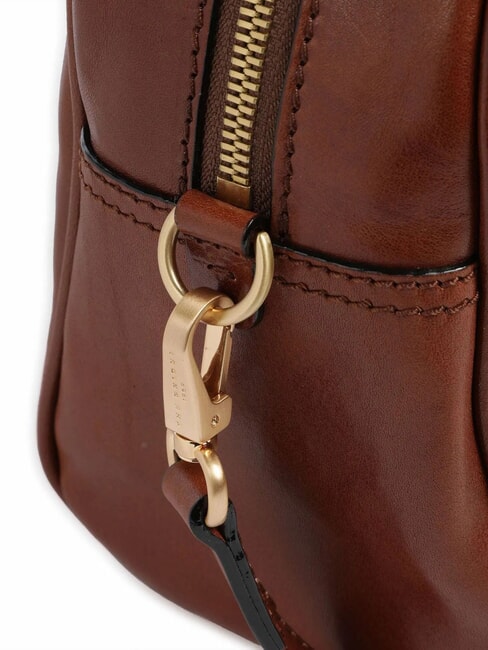 FLORA Sac cartable en cuir avec poches MARRON - Sacs pour Femme