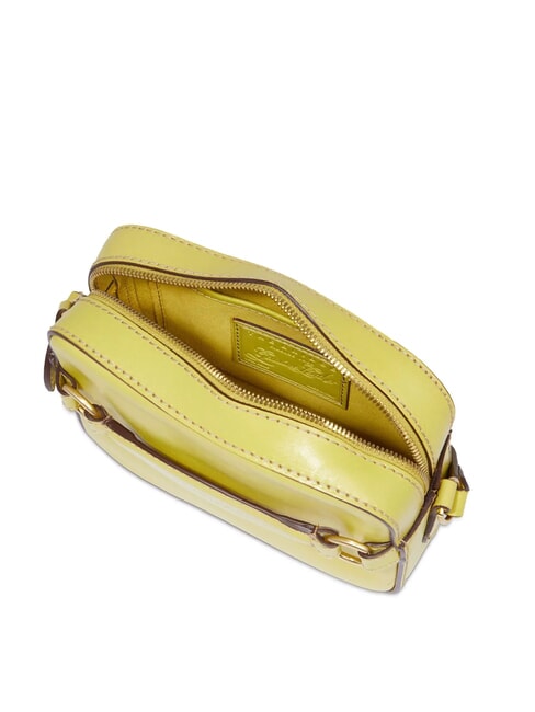 BETTINA Sac photo en cuir citron vert avec de l'or - Sacs pour Femme