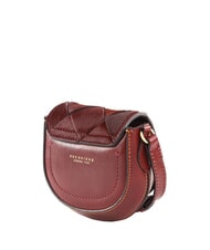 THE BRIDGE BETTINA Sac en cuir effet poulain Chianti / Bordeaux / Or - Sacs pour Femme - 3