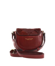 THE BRIDGE BETTINA Sac en cuir effet poulain Chianti / Bordeaux / Or - Sacs pour Femme - 4
