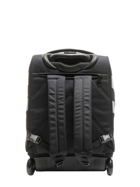 #BOOTIT Sac &agrave; dos avec chariot RAYURE NOIR / BLANC - Sacs &agrave; dos &agrave; roulettes