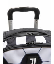 JUVENTUS #BOOTIT Sac &agrave; dos avec chariot RAYURE NOIR / BLANC - Sacs &agrave; dos &agrave; roulettes - 4