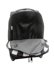 JUVENTUS #BOOTIT Sac &agrave; dos avec chariot RAYURE NOIR / BLANC - Sacs &agrave; dos &agrave; roulettes - 7