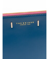 THE BRIDGE CHIARA Pochette en cuir jean court or - Sacs pour Femme - 3
