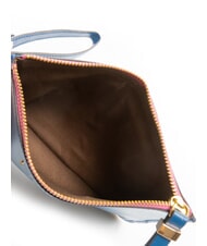 THE BRIDGE CHIARA Pochette en cuir jean court or - Sacs pour Femme - 5