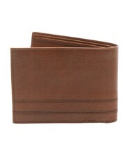 THE BRIDGE CESARE  Portefeuille en cuir Marron / Palladium - Portefeuilles Homme - 3