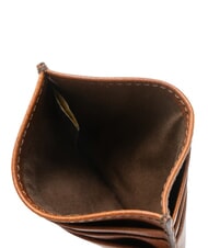 THE BRIDGE CESARE Porte-cartes plat en cuir Marron / Palladium - Portefeuilles Homme - 3