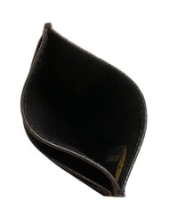 THE BRIDGE CESARE Porte-cartes plat en cuir Noir - Portefeuilles Homme - 3