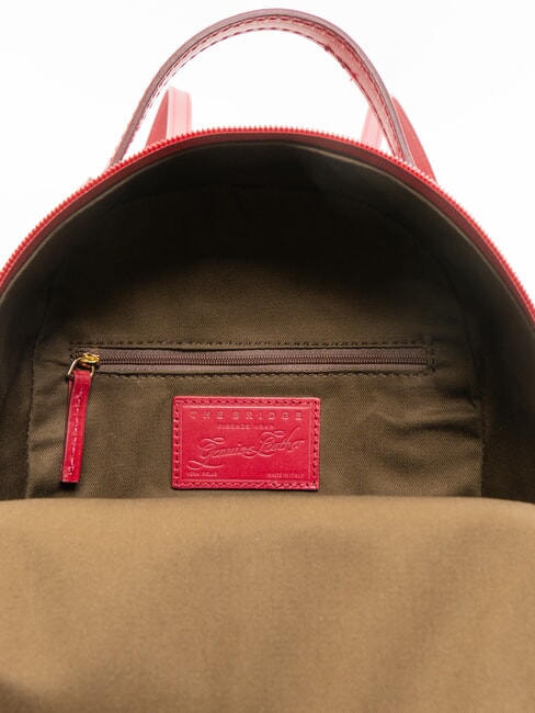 ELETTRA Sac à dos rond en cuir baie ab. or - Sacs pour Femme