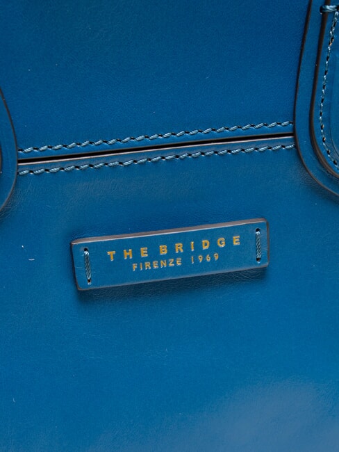 ELETTRA Sac à main avec bandoulière jean court or - Sacs pour Femme