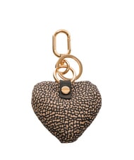 BORBONESE KEYRING Cuore Porte-clés avec breloque OP / NATUREL / NOIR - Porte-clés - 2
