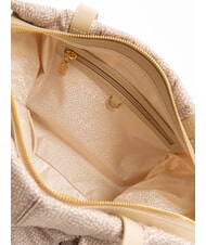 BORBONESE CROISSANT  Sac à bandoulière sable - Sacs pour Femme - 5