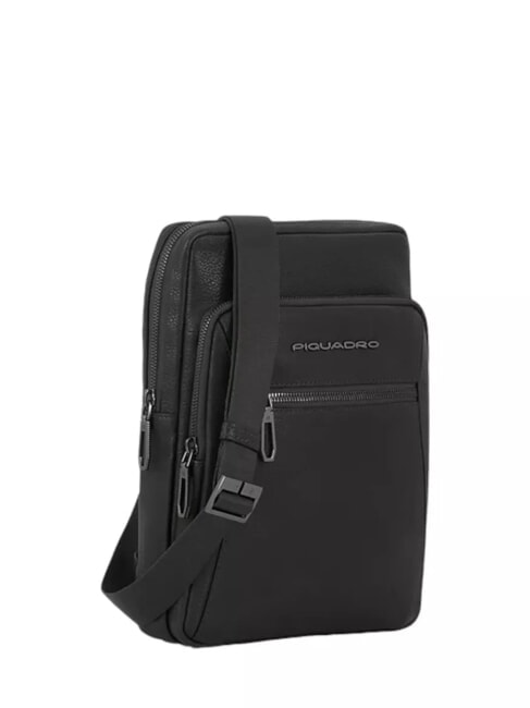 RHINO Sac bandoulière en cuir pour iPad 11" Noir - Sacs en Bandoulières pour Homme