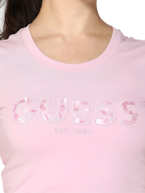 CN SS LOGO T-shirt à manches courtes crème lilas - T-shirt