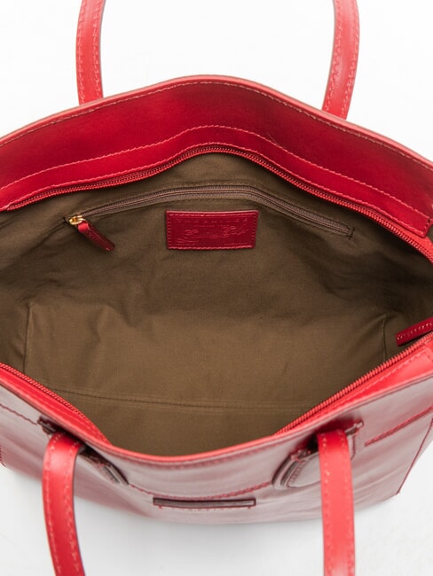 ELETTRA Sac de courses en cuir baie ab. or - Sacs pour Femme