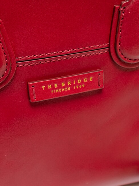 ELETTRA Sac à main en cuir avec bandoulière baie ab. or - Sacs pour Femme