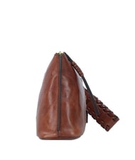 THE BRIDGE FEBE Beauté en cuir avec des tresses MARRON - Trousses - 3