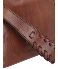 THE BRIDGE FEBE Beauté en cuir avec des tresses MARRON - Trousses - 4