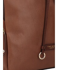 THE BRIDGE CARLOTTA Sac hobo en cuir avec poches MARRON - Sacs pour Femme - 4