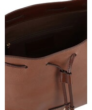 THE BRIDGE CARLOTTA Sac hobo en cuir avec poches MARRON - Sacs pour Femme - 5