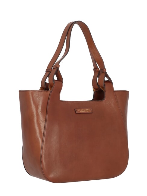 LUCIA Sac shopping en cuir MARRON - Sacs pour Femme
