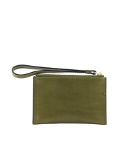 THE BRIDGE LUCREZIA  Poche en cuir vert figue abb. or - Sacs pour Femme - 3