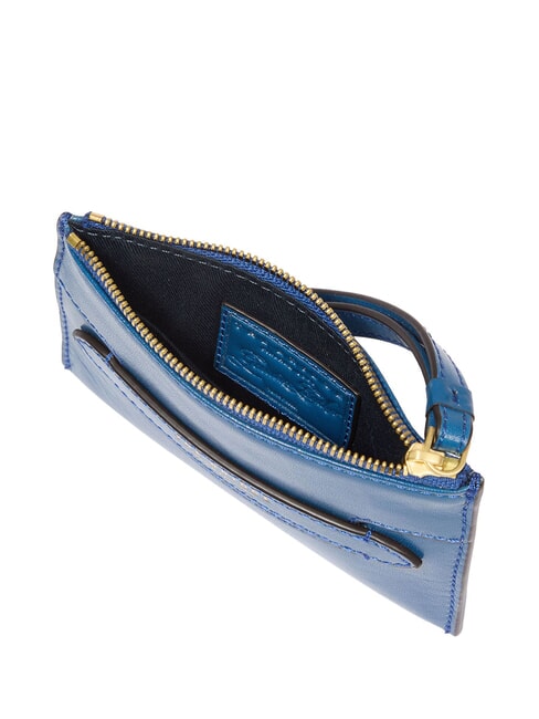 LUCREZIA  Poche en cuir jean court or - Sacs pour Femme