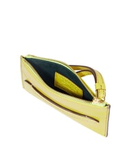 THE BRIDGE LUCREZIA  Poche en cuir citron vert avec de l'or - Sacs pour Femme - 3
