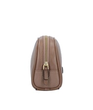 THE BRIDGE ELISABETTA Petite beauté en cuir huître ab. or - Pochettes & Trousses - 3