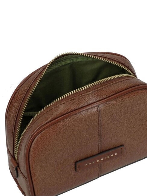 ELISABETTA Petite beauté en cuir MARRON - Pochettes & Trousses