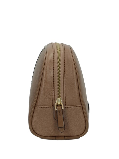 ELISABETTA Beauté moyenne en cuir huître ab. or - Trousses