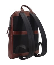 THE BRIDGE FILIPPO Sac à dos en cuir, support pour ordinateur portable 13" Marron / Ruthénium - Sacs à dos pour ordinateur portable - 2