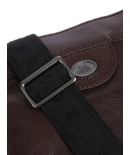 THE BRIDGE FABIO Sac en cuir châtaigne ruthénium dk - Sacs en Bandoulières pour Homme - 3