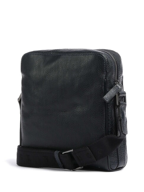 FABIO Sac en cuir bleu / rouille - Sacs en Bandoulières pour Homme