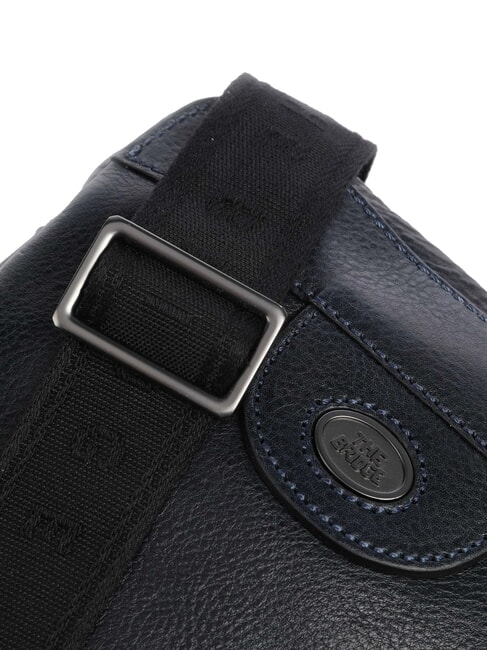 FABIO Sac en cuir bleu / rouille - Sacs en Bandoulières pour Homme