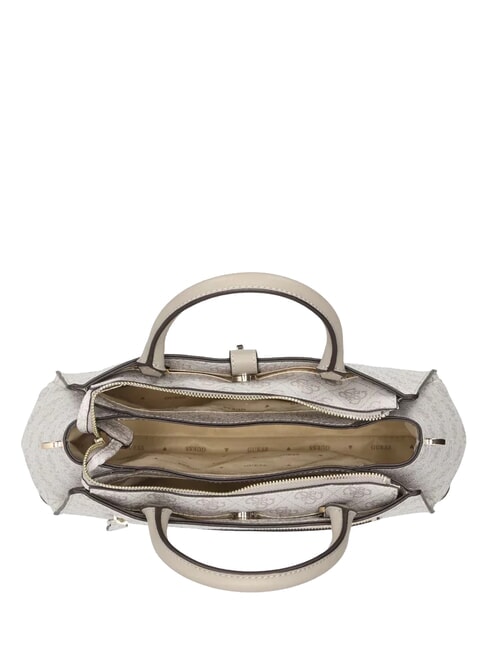 ZAMIRA Sac à main avec bandoulière logo taupe foncé - Sacs pour Femme