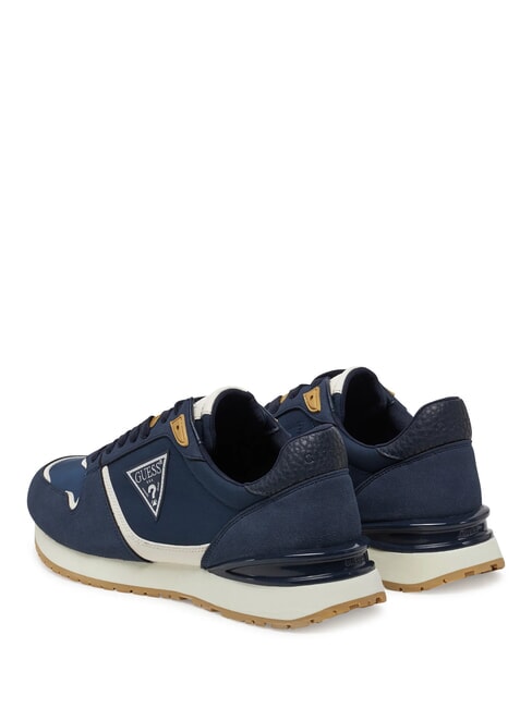 ISLAND Baskets bleu blanc beige - Chaussures Femme